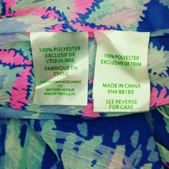 NWT Lilly Pulitzer Gypsea Girl Ginette Coverup XL - Picture 5 of 8